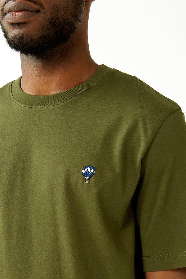 Green Hype Embroidered Tee