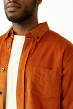 Red Classic Cord Shirt