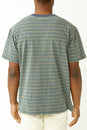 Indigo Jacquard Stripe T-Shirt