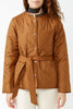 Toffee Brown Alta Quilted Jacket