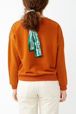Amber Orange Weekend Sweater