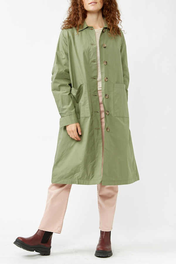Clover Green Nanita Trench Coat