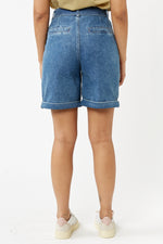 Selected Femme Medium Blue Martha Shorts