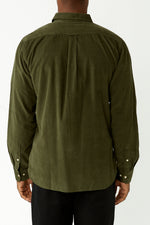 Dark Green Elder Corduroy Shirt