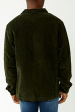 Dark Green 8 Wales Corduroy Overshirt