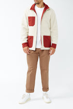 Red Sherpa Reversible Jacket