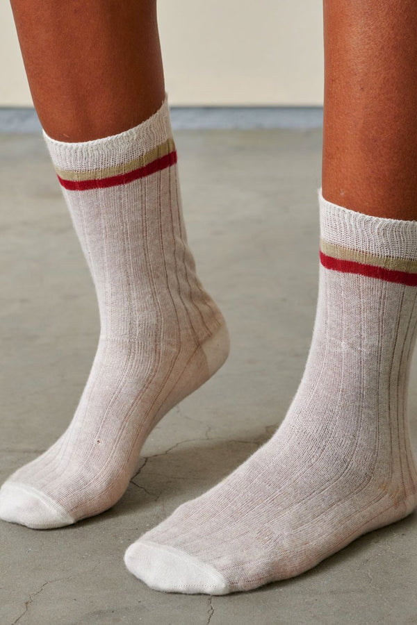 White Fiare Socks