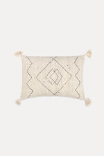 Natural Kajala Cotton Rectangle Cushion Cover
