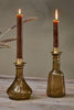 Sepia Sirsa Tapered Glass Candlestick Holder