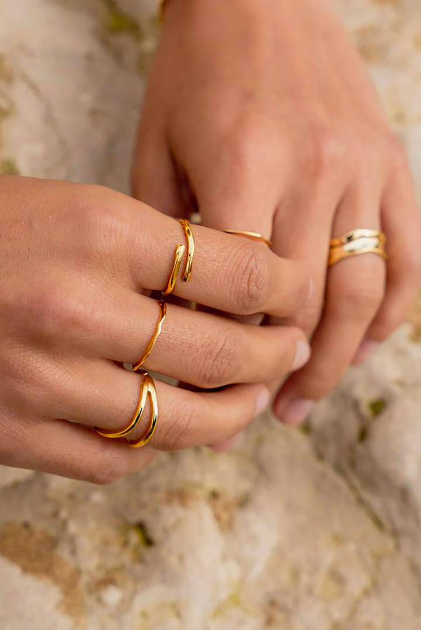 Gold Parallel Ring