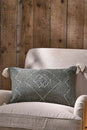 Moss Lamandi Recycled Rectangle Cushion Cover