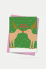 Kissing Reindeer Card