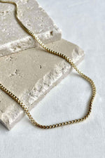 Gold Bailey Box Necklace