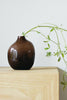 Brown Sacco Glass Vase