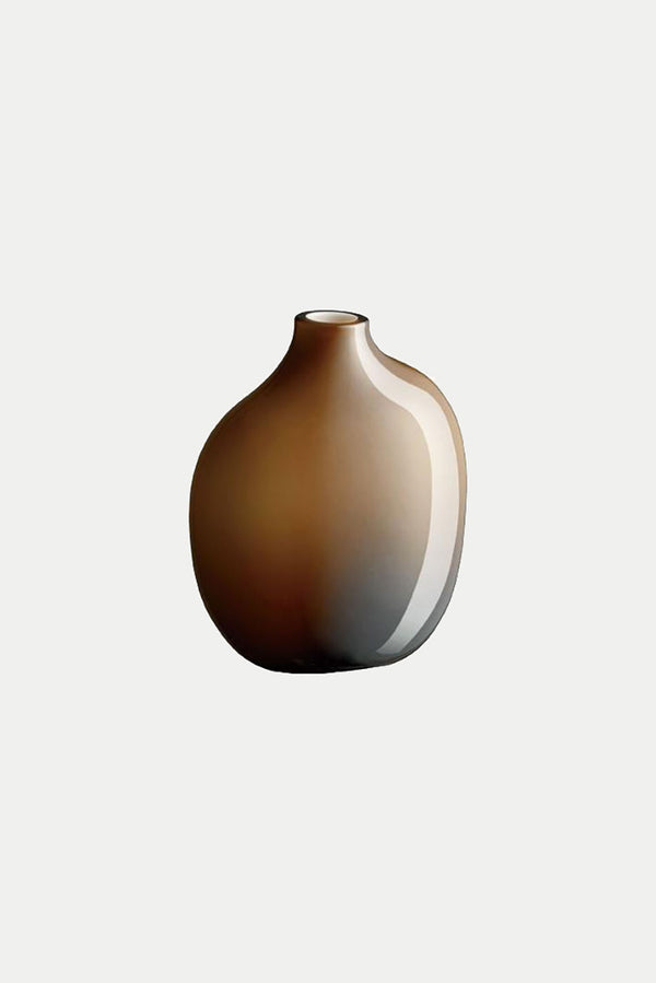Brown Sacco Glass Vase