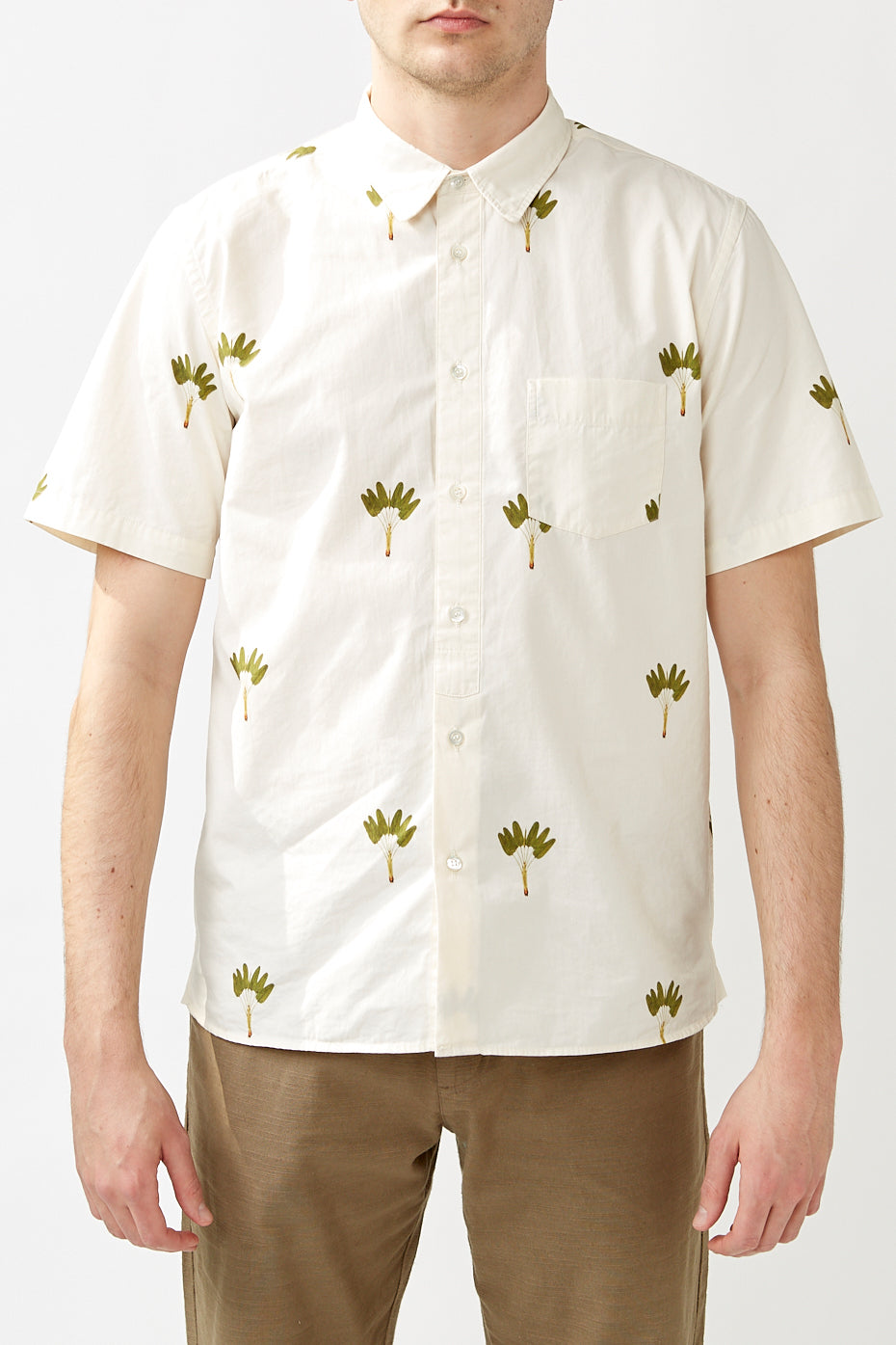 Beige Alegre Palm Shirt