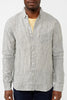 Larch Forrest Night Striped Linen Shirt