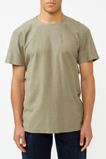 Dusty Olive Eco Loopback Alois  T-Shirt