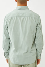Green Milieu Oscar Slim Cord Shirt