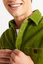 Green Corduroy Bes Overshirt