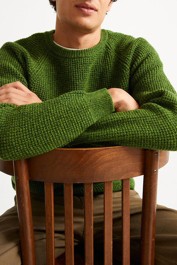 Green Anteros Knitted Sweater