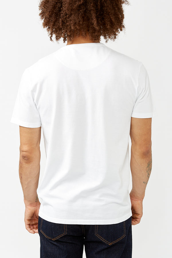 White Eco Pique Liron T-Shirt