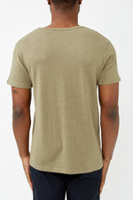 Basic Olive Green Hemp T-Shirt