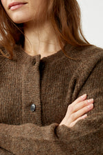 Brown Lulu Knit Cardigan