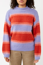 Mauve Lada Knitted Sweater