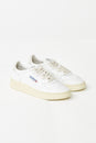 Dallas Low White Leather Nubuck Sneakers Womens