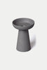 Matte Clay Porcini Charcoal Candle Holder Large