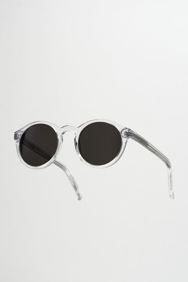 Clear Sunglasses BILLY CLEAR Brown Gradient Lens - Soek UK