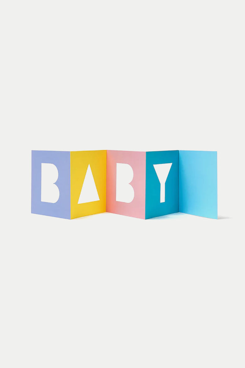 Baby Block Card