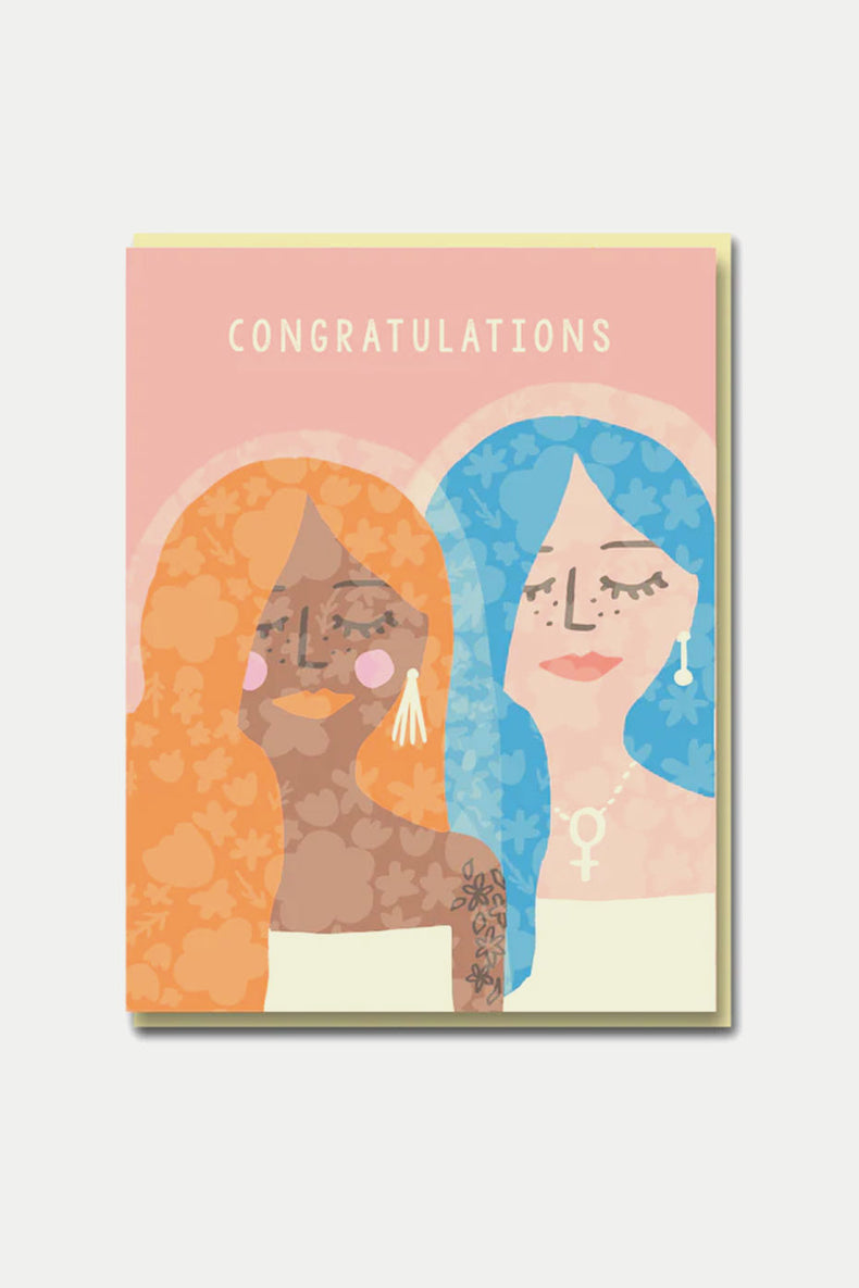 Girls Wedding Card