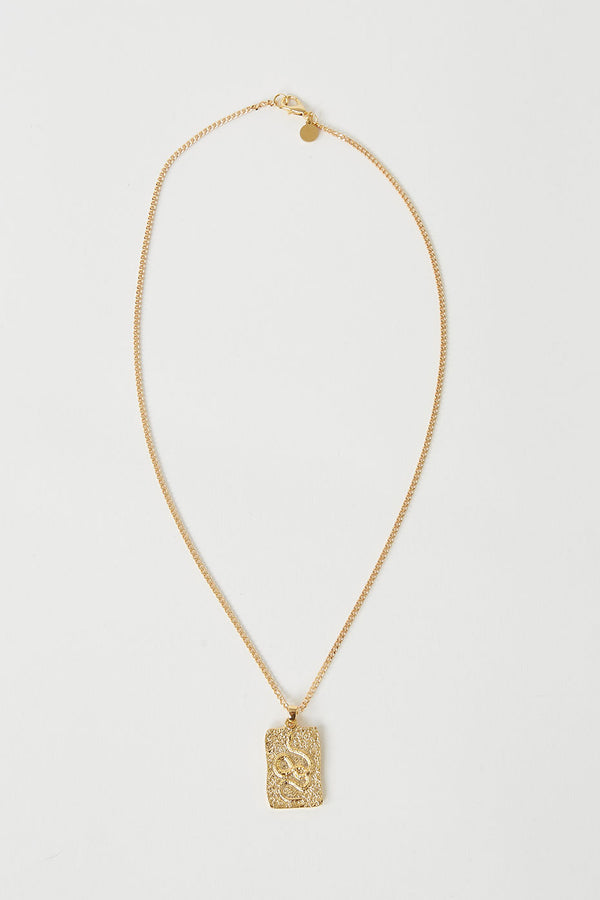 Gold Mali Snake Necklace