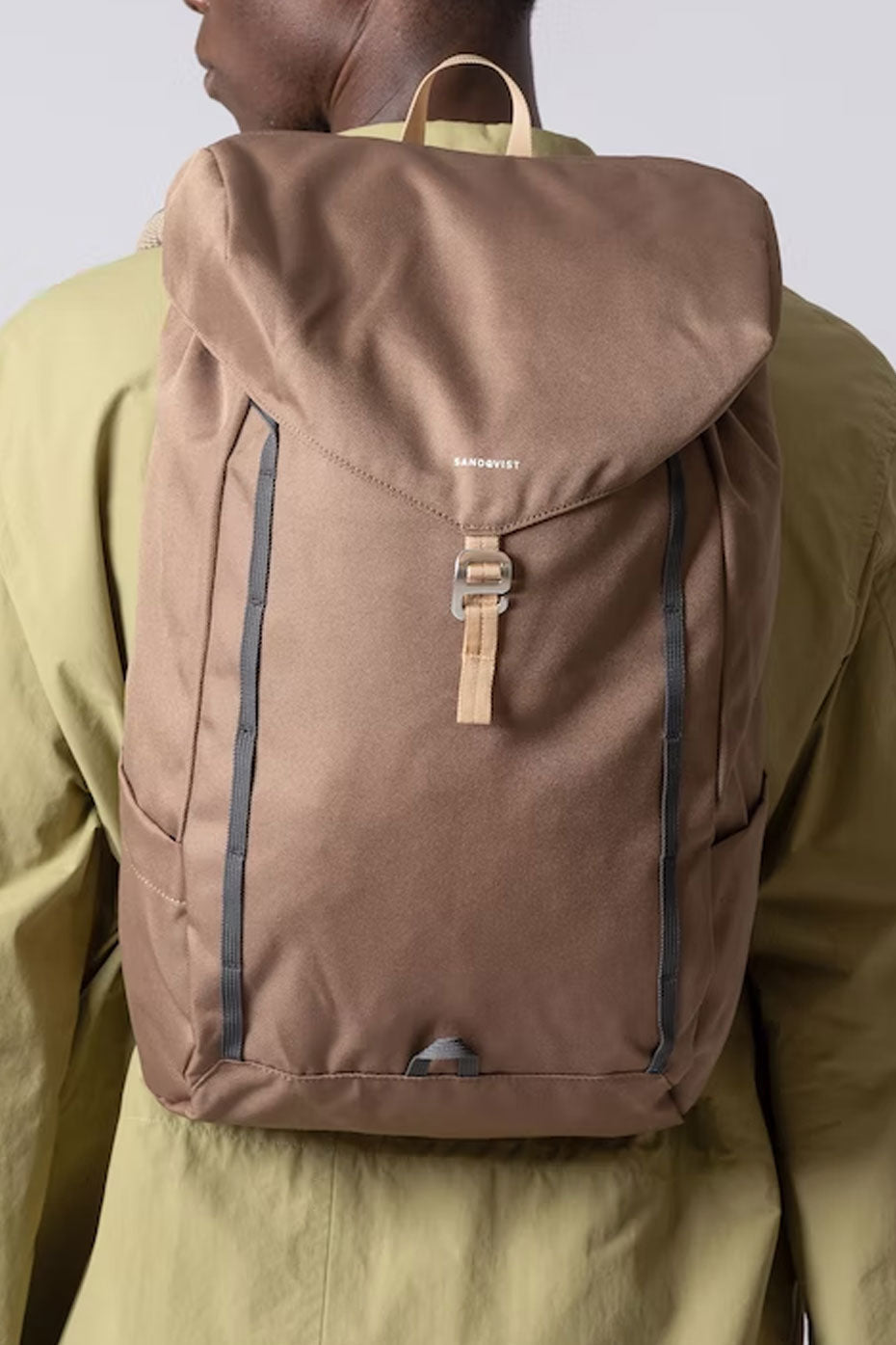 Light on sale brown backpack