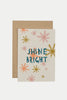 'Shine Bright' Christmas Card