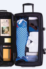 Blue Koinobori Laundry Travel Bag