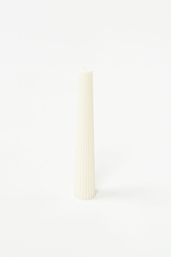 Natural Fluted Candle