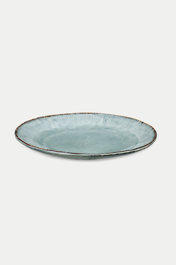 Dusty Blue Malia Dinner Plate - One Size