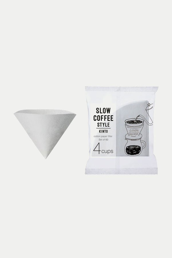 Clear SCS-04-CP-60 Cotton Paper Filter 4 Cups
