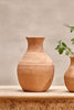 Aged Terracotta Narpala Bottle Vase - Large