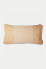 Natural Hand Woven Wool Cushion 38x74cm