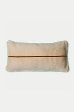 Brown Hand Woven Wool Cushion 38x74cm