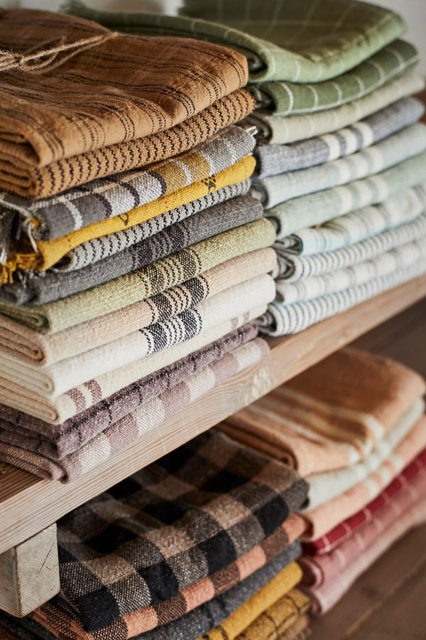 Green Checked Kitchen Towels