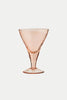 Coral Hammered Cocktail Glass