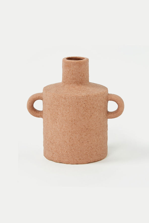 Brick Stoneware Vase