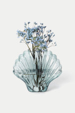 Seashell Blue Vase