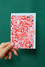 Christmas Merry & Bright Gold Foiled Card