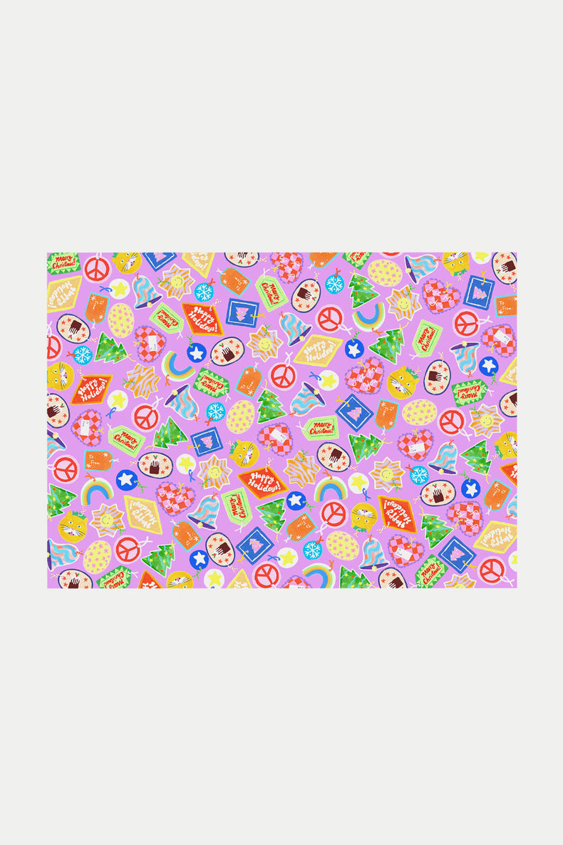 Icka Christmas Tags Wrapping Paper 